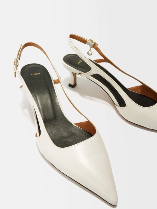 Maje Shoes - Fayna Pointed-toe pumps with straps